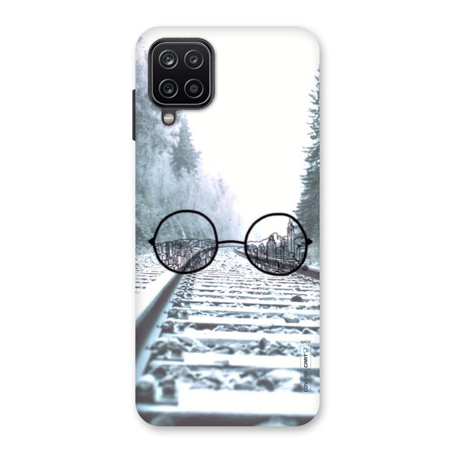 Tracks And Specs Back Case for Galaxy A12