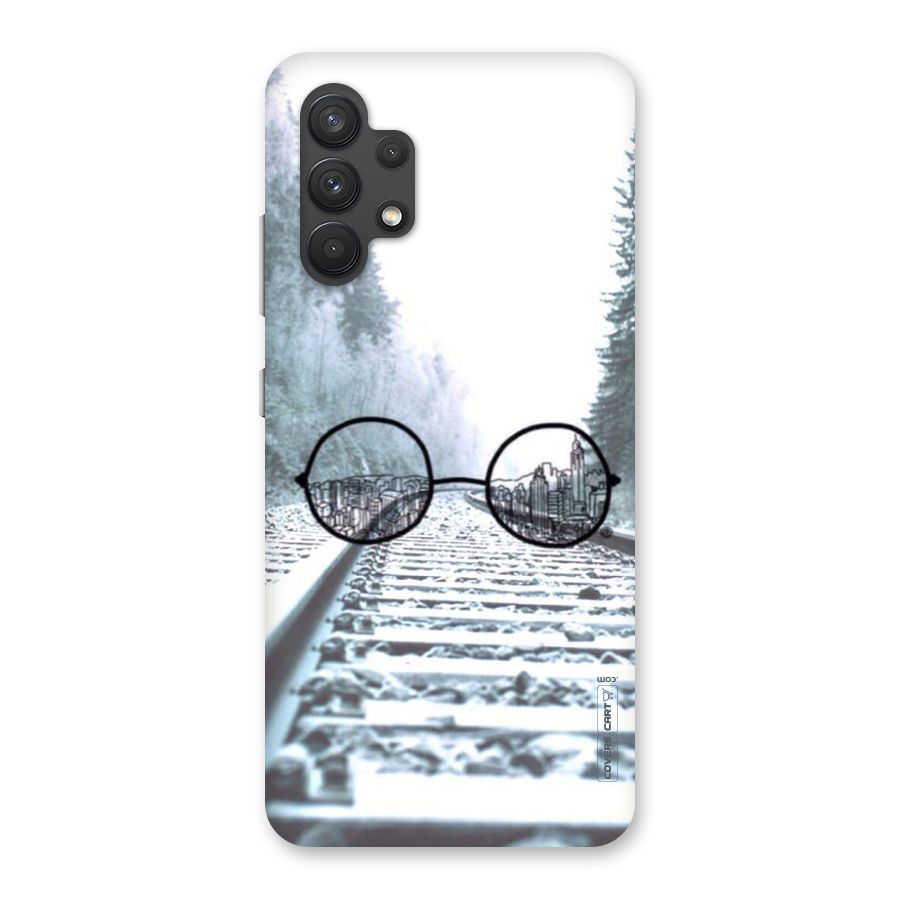 Tracks And Specs Back Case for Galaxy A32