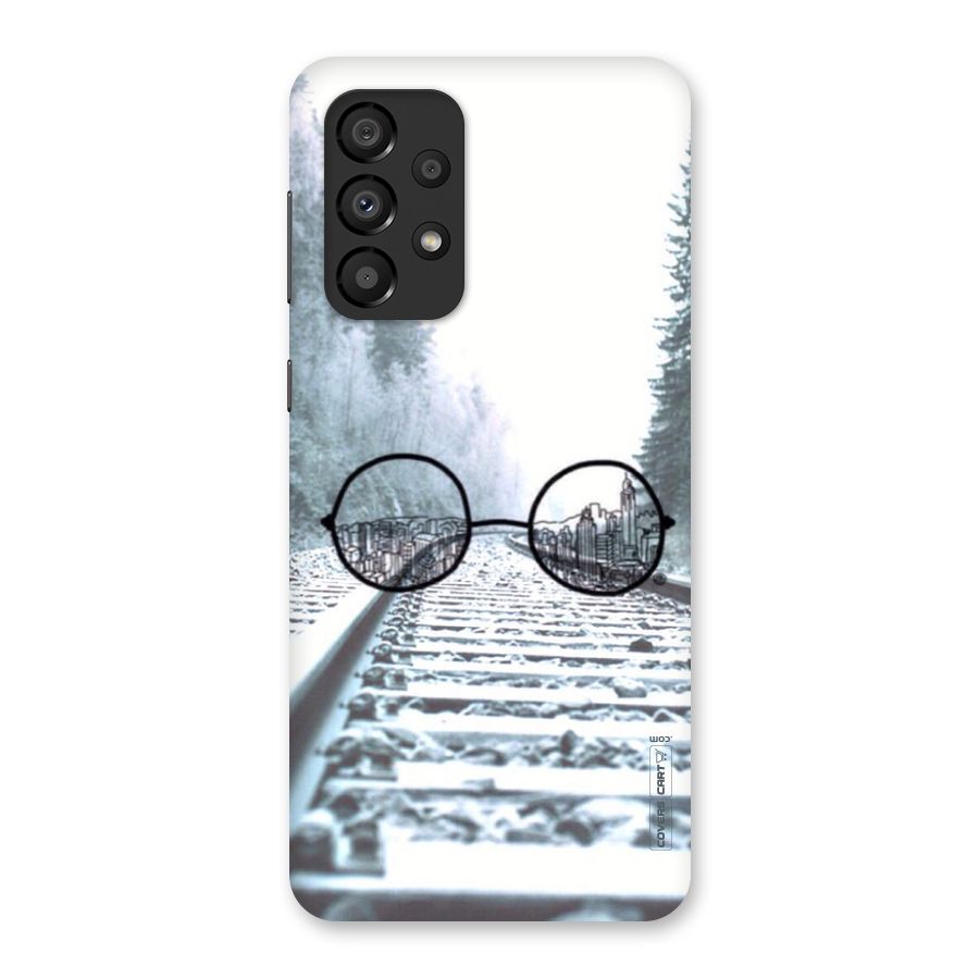 Tracks And Specs Back Case for Galaxy A33 5G