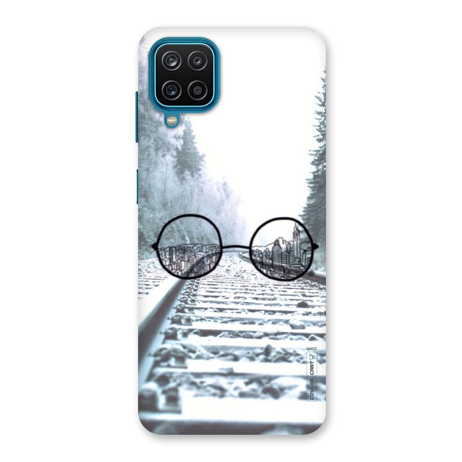 Tracks And Specs Back Case for Galaxy F12