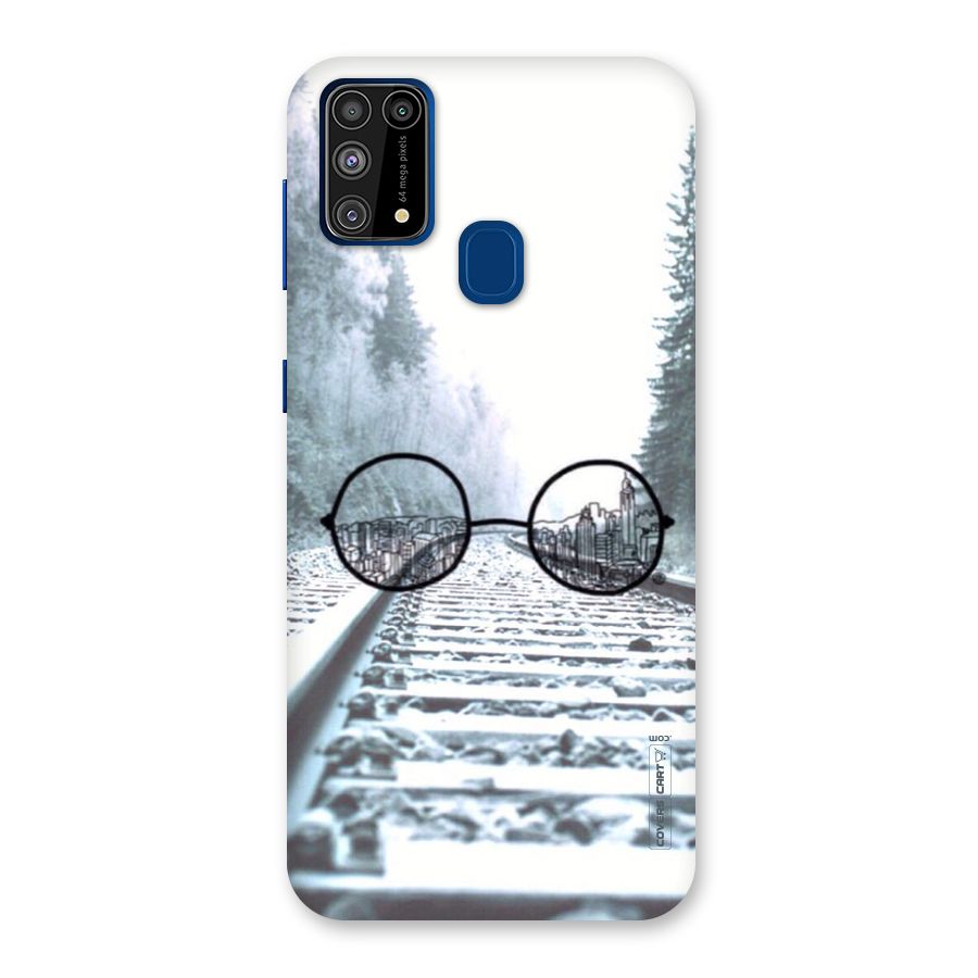 Tracks And Specs Back Case for Galaxy F41