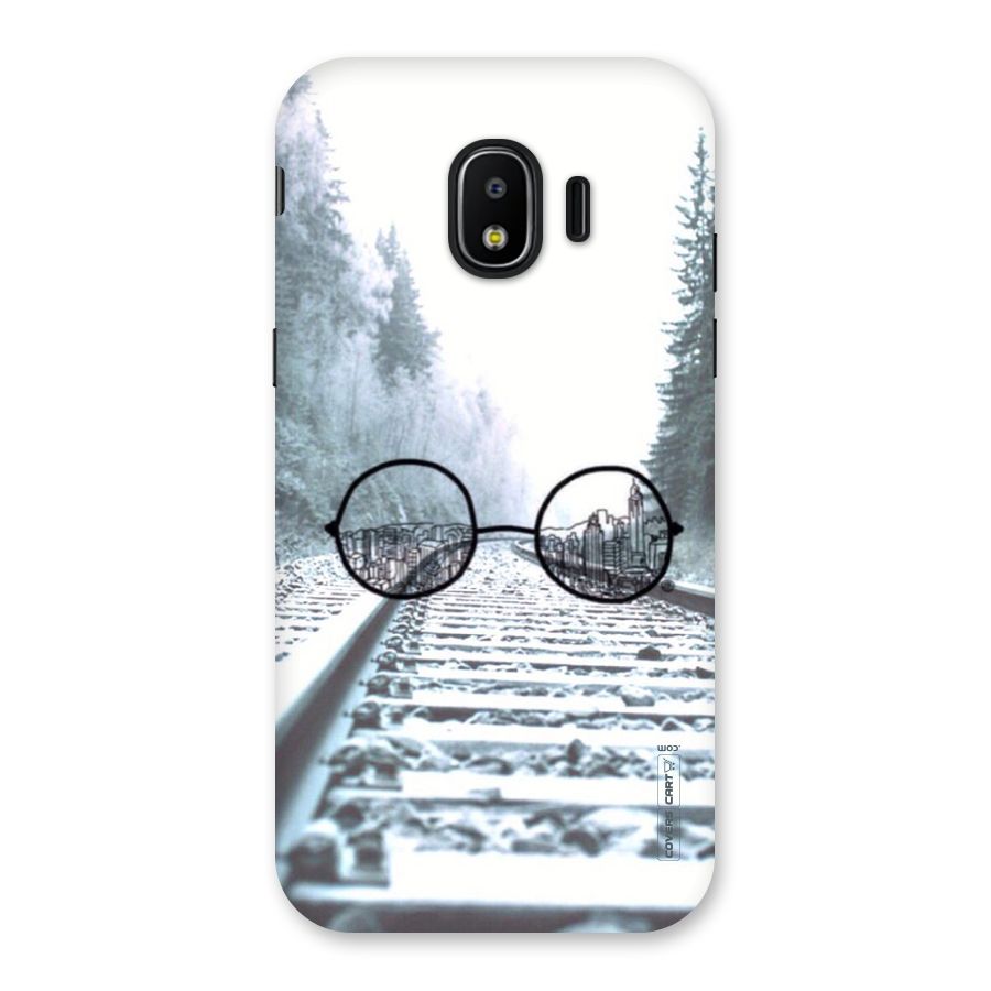 Tracks And Specs Back Case for Galaxy J2 Pro 2018