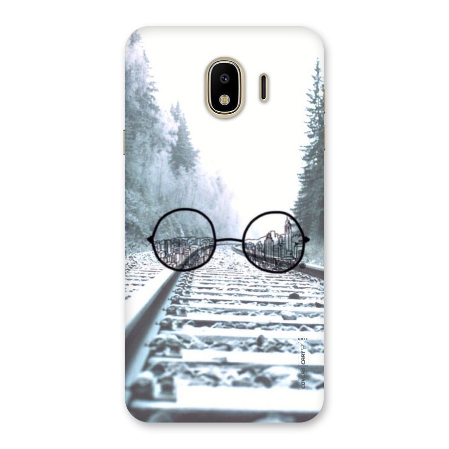 Tracks And Specs Back Case for Galaxy J4