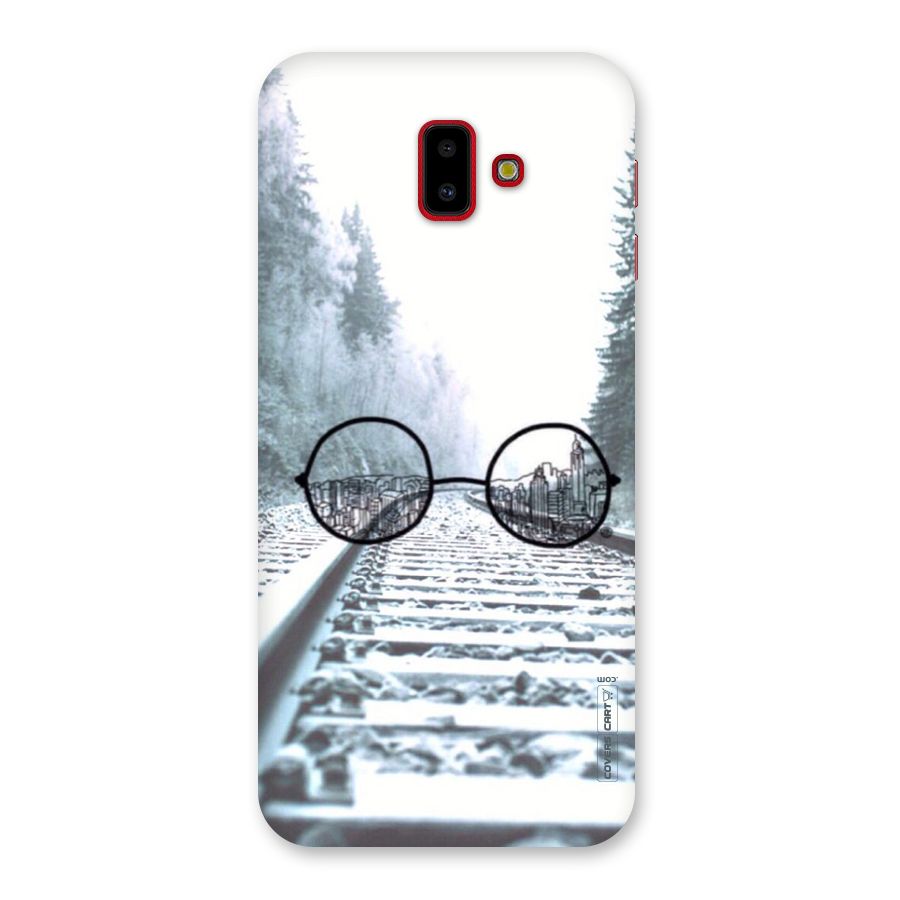 Tracks And Specs Back Case for Galaxy J6 Plus