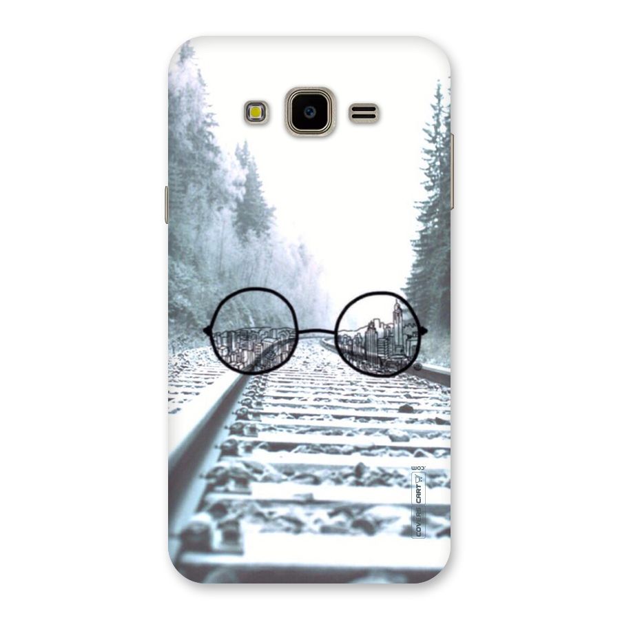 Tracks And Specs Back Case for Galaxy J7 Nxt