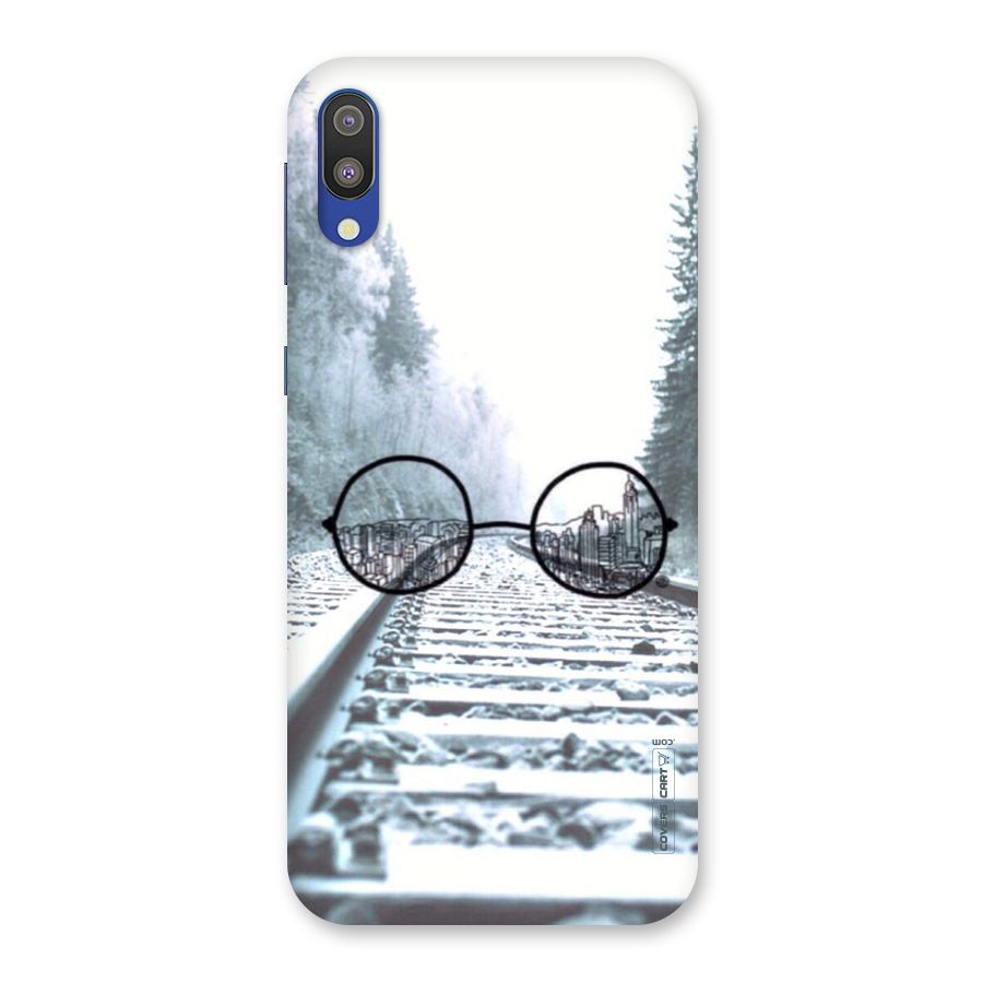 Tracks And Specs Back Case for Galaxy M10