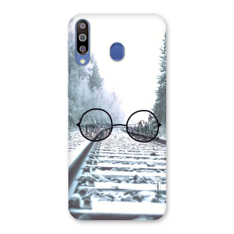 Tracks And Specs Back Case for Galaxy M30