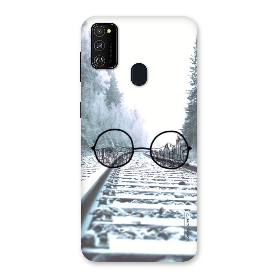 Tracks And Specs Back Case for Galaxy M30s