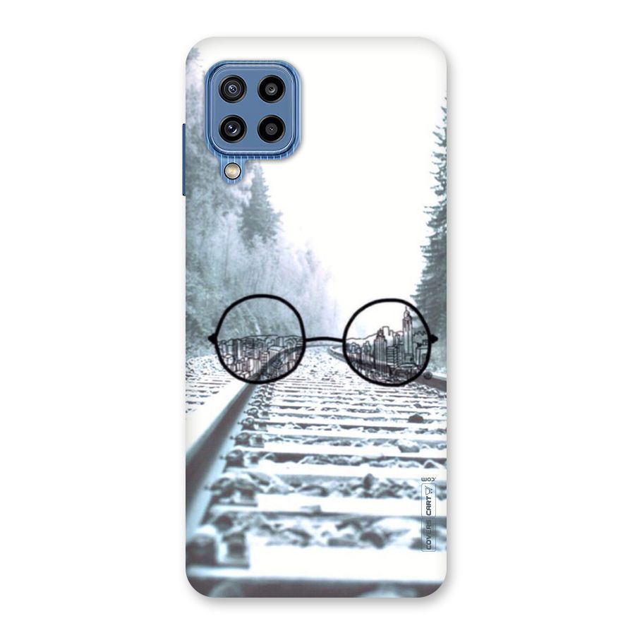 Tracks And Specs Back Case for Galaxy M32
