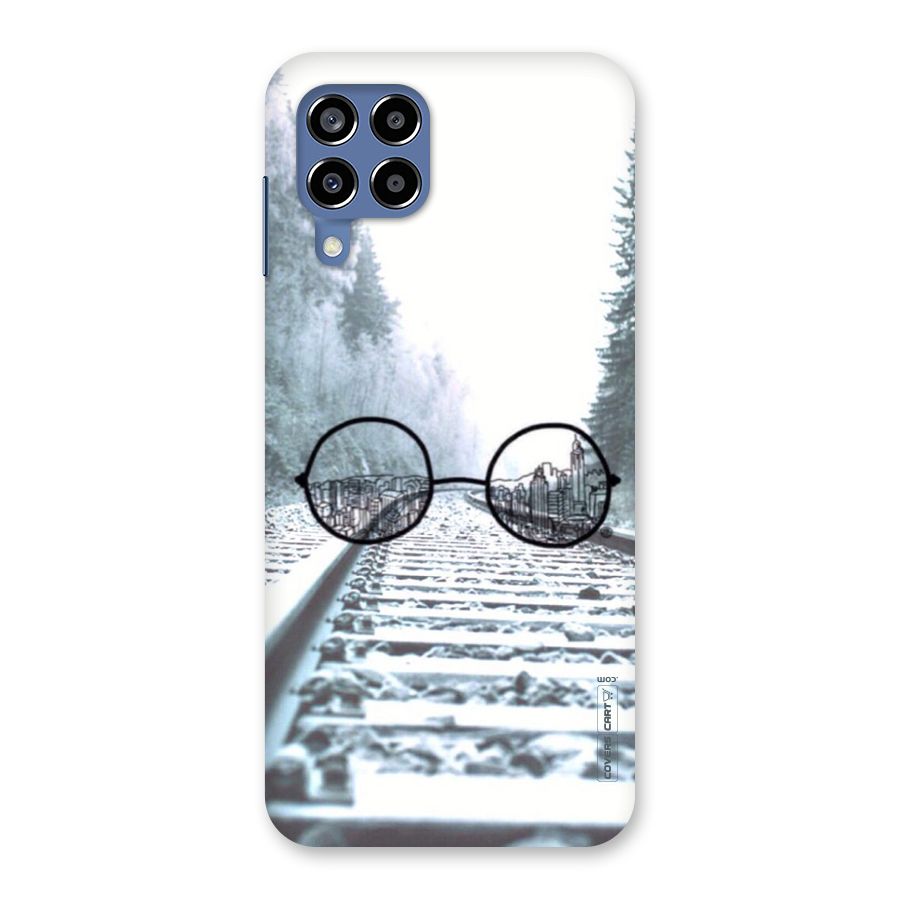 Tracks And Specs Back Case for Galaxy M53 5G