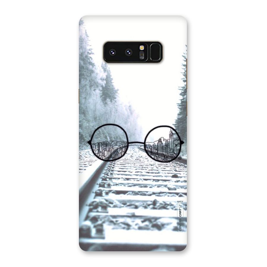 Tracks And Specs Back Case for Galaxy Note 8