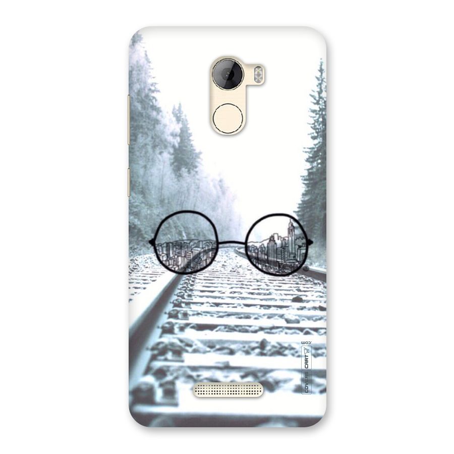 Tracks And Specs Back Case for Gionee A1 LIte