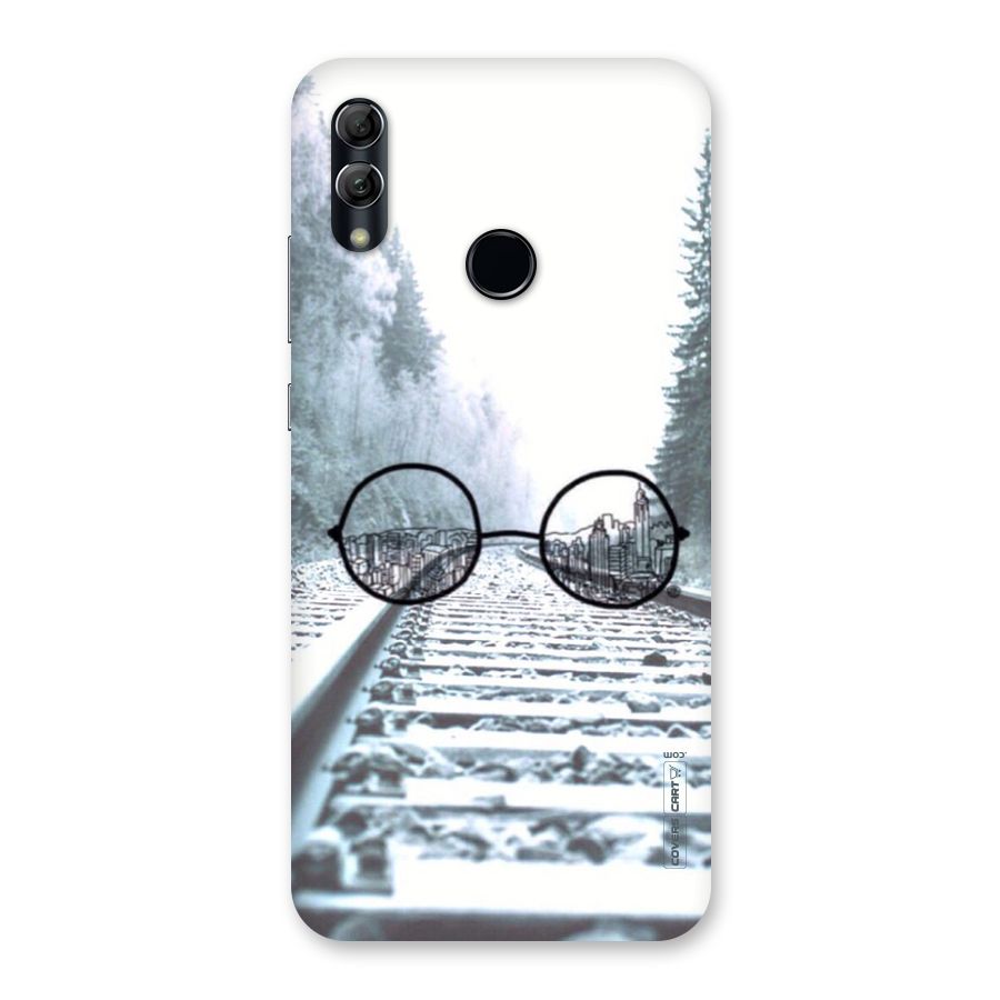 Tracks And Specs Back Case for Honor 10 Lite