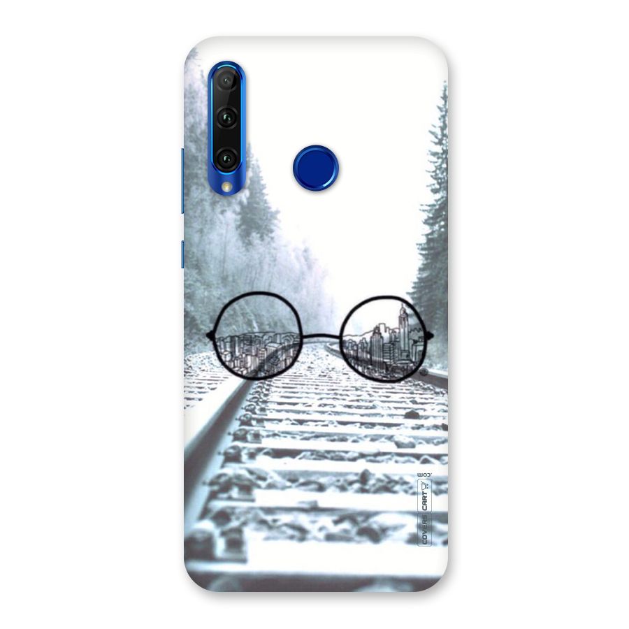 Tracks And Specs Back Case for Honor 20i