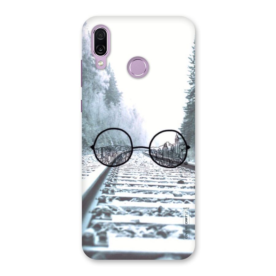 Tracks And Specs Back Case for Honor Play