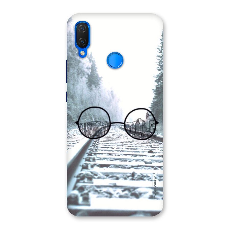 Tracks And Specs Back Case for Huawei P Smart+