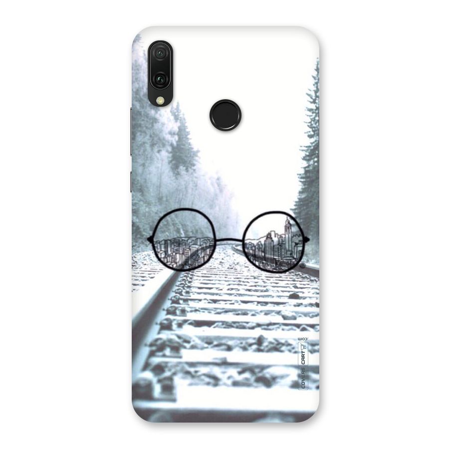 Tracks And Specs Back Case for Huawei Y9 (2019)