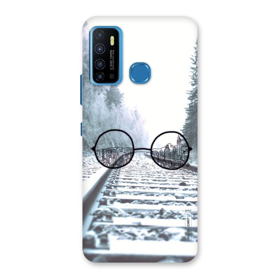 Tracks And Specs Back Case for Infinix Hot 9