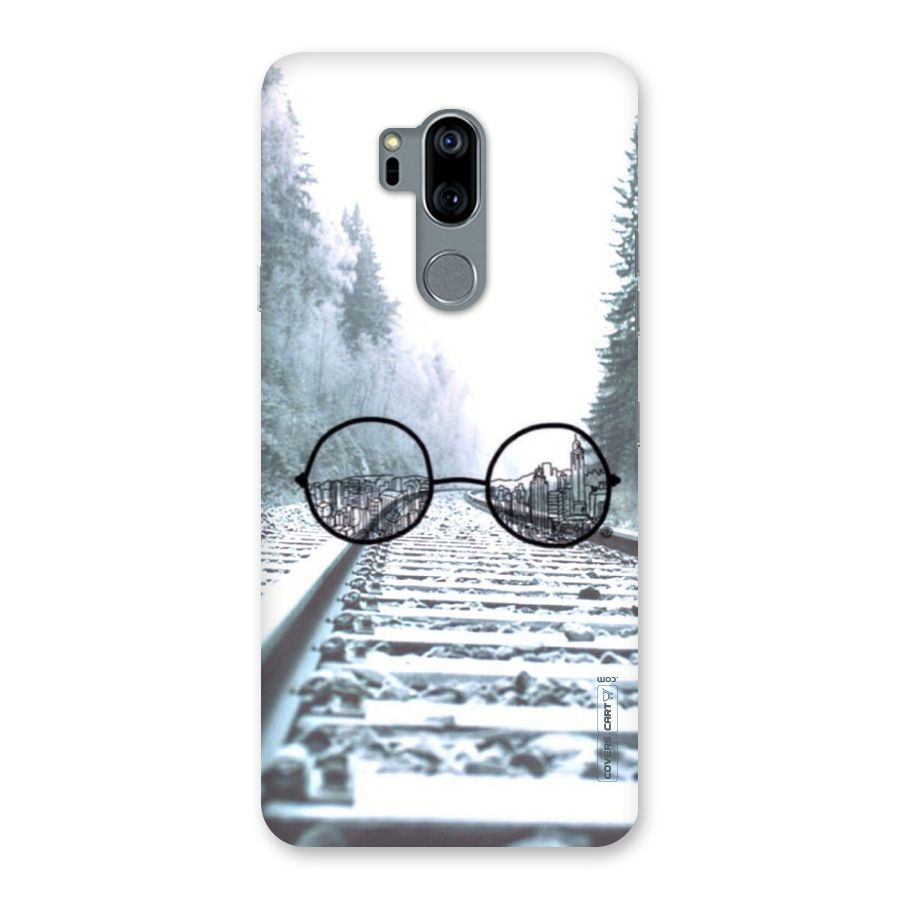Tracks And Specs Back Case for LG G7