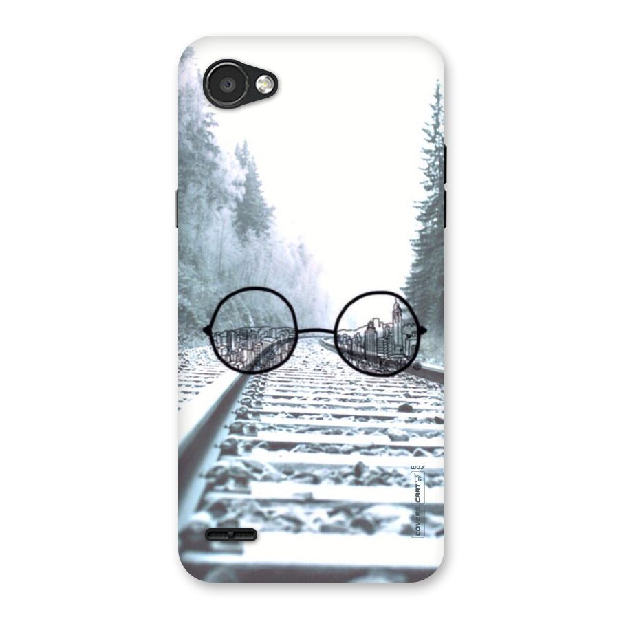 Tracks And Specs Back Case for LG Q6