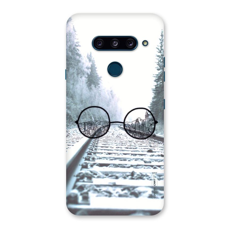 Tracks And Specs Back Case for LG  V40 ThinQ