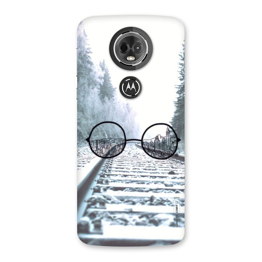 Tracks And Specs Back Case for Moto E5 Plus