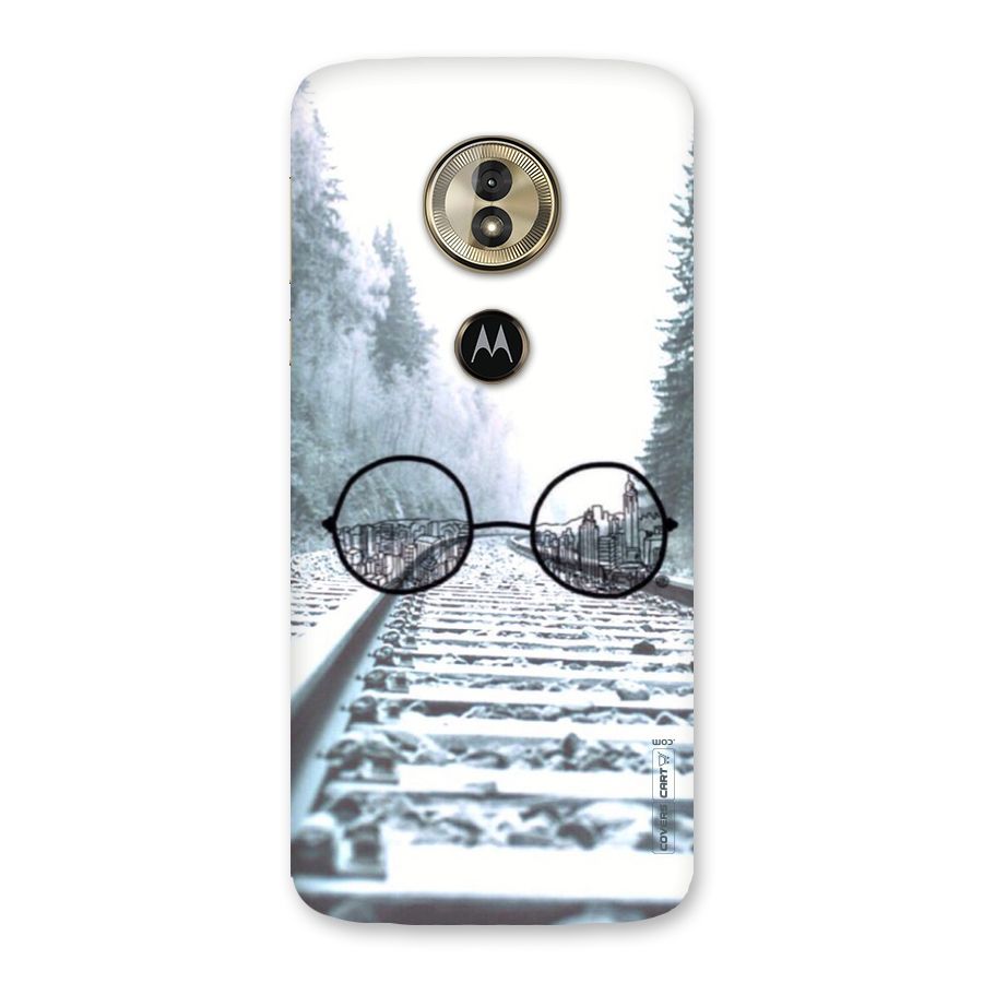 Tracks And Specs Back Case for Moto G6 Play