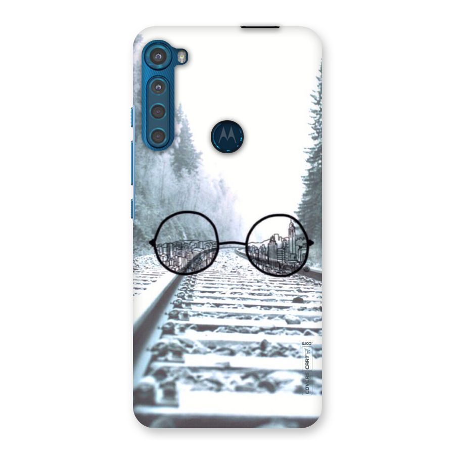 Tracks And Specs Back Case for Motorola One Fusion Plus