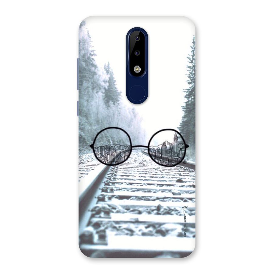 Tracks And Specs Back Case for Nokia 5.1 Plus
