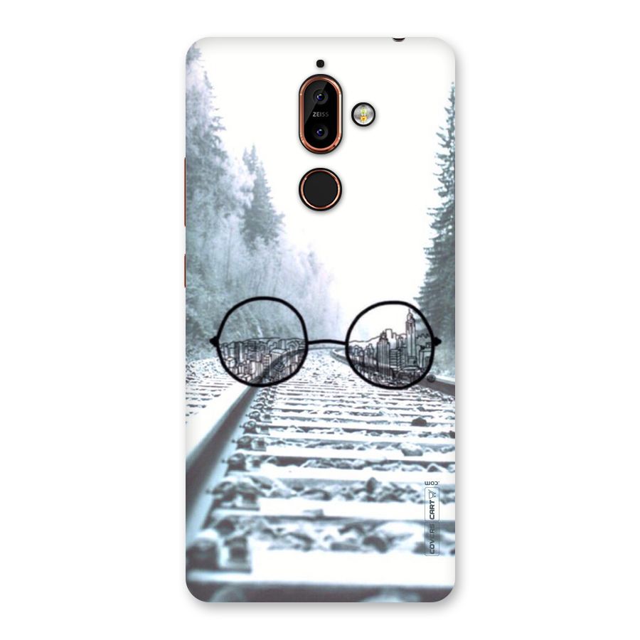 Tracks And Specs Back Case for Nokia 7 Plus