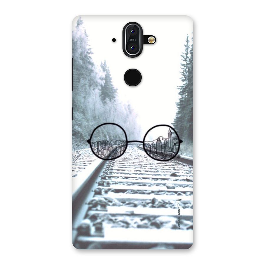 Tracks And Specs Back Case for Nokia 8 Sirocco