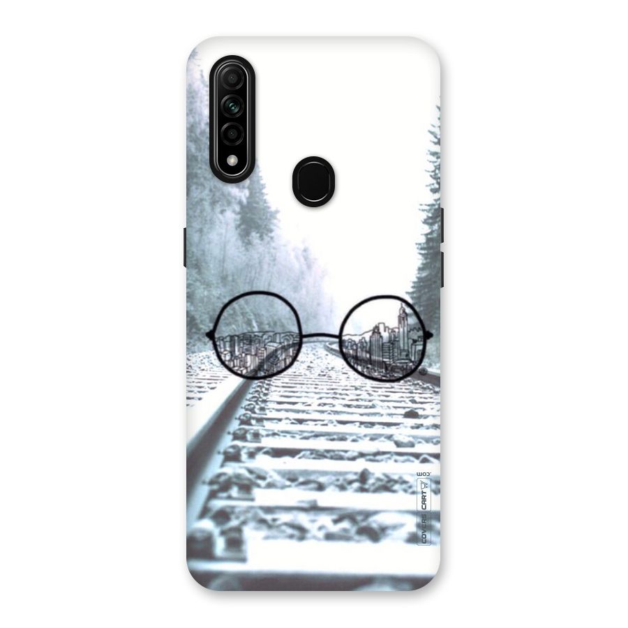 Tracks And Specs Back Case for Oppo A31
