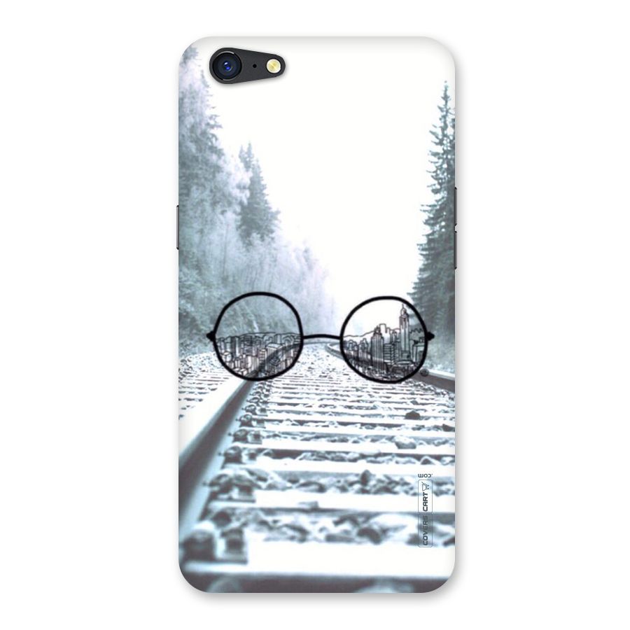 Tracks And Specs Back Case for Oppo A71