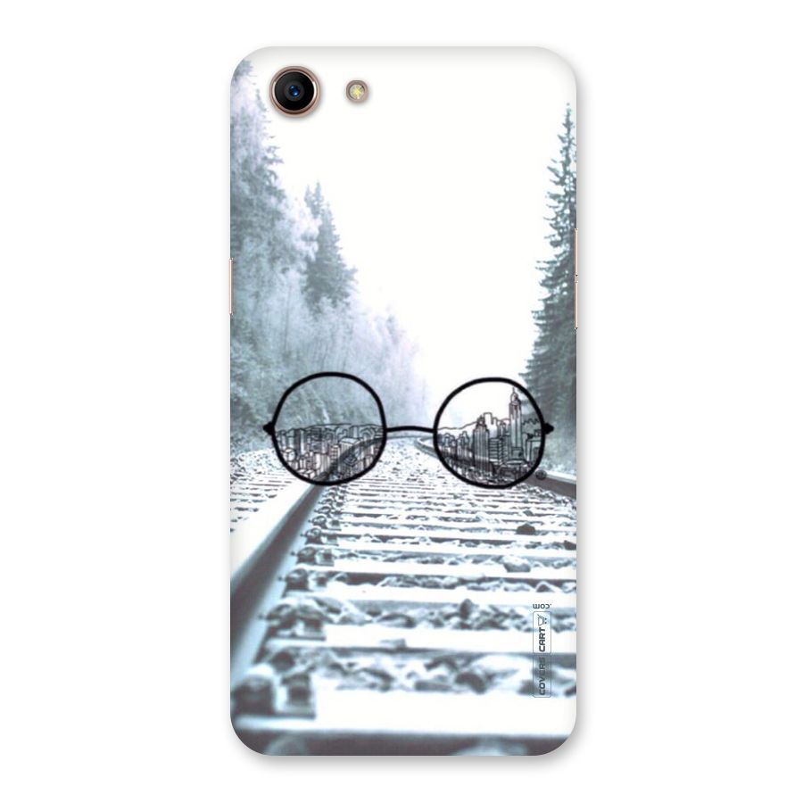 Tracks And Specs Back Case for Oppo A83 (2018)