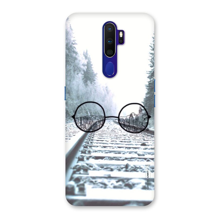 Tracks And Specs Back Case for Oppo A9 (2020)