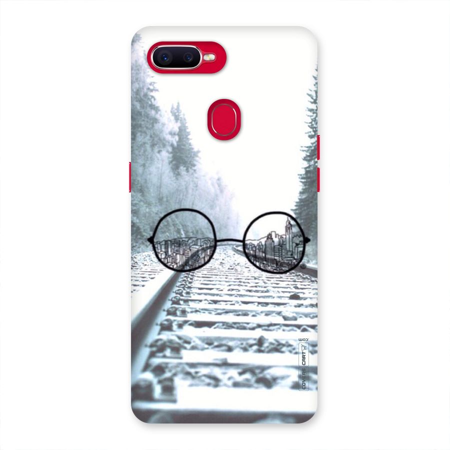 Tracks And Specs Back Case for Oppo F9 Pro
