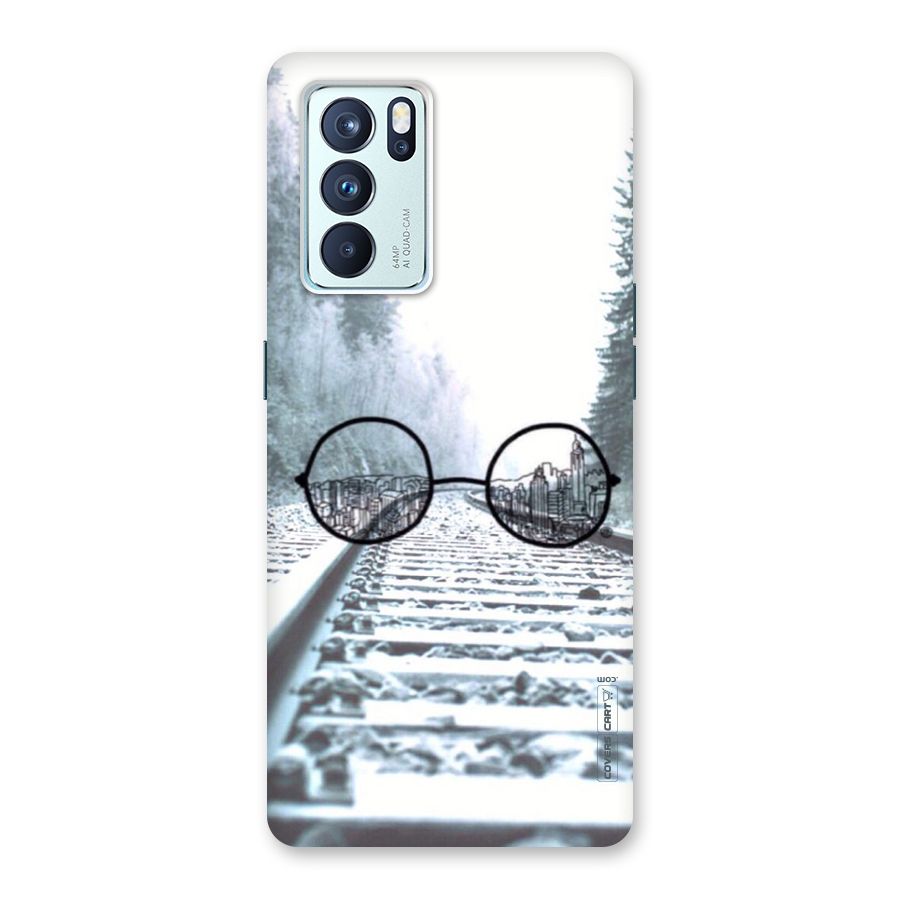 Tracks And Specs Back Case for Oppo Reno6 Pro 5G