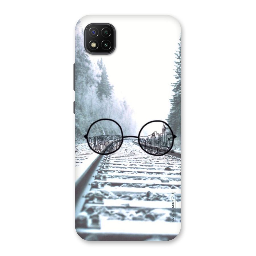 Tracks And Specs Back Case for Poco C3