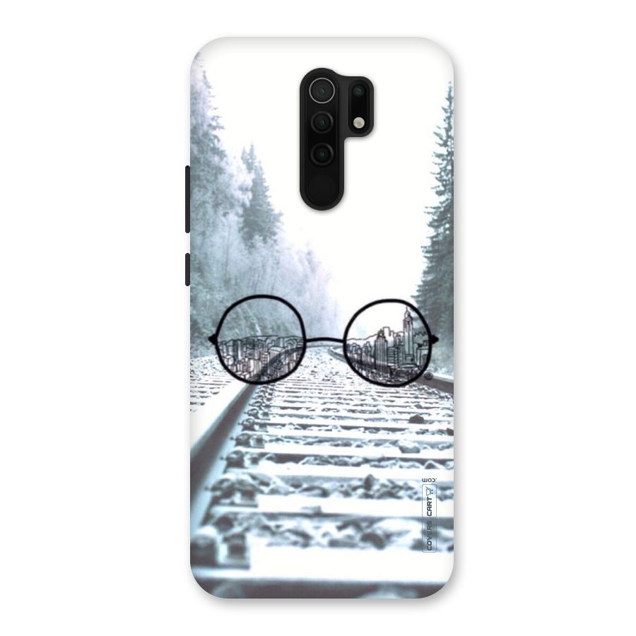 Tracks And Specs Back Case for Poco M2