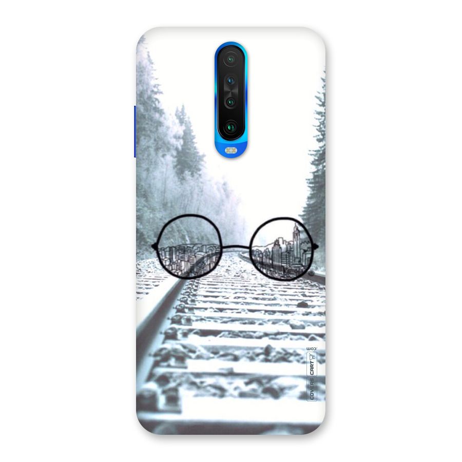 Tracks And Specs Back Case for Poco X2