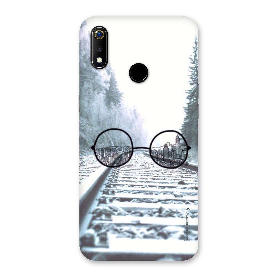 Tracks And Specs Back Case for Realme 3
