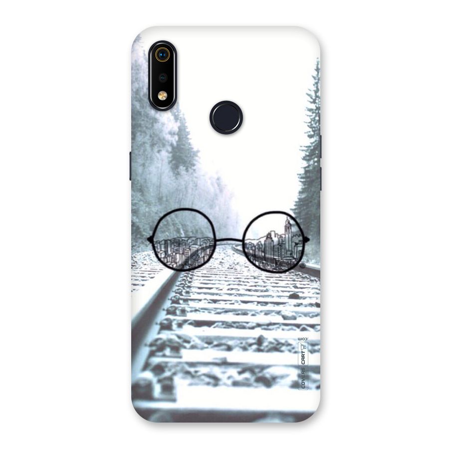 Tracks And Specs Back Case for Realme 3i