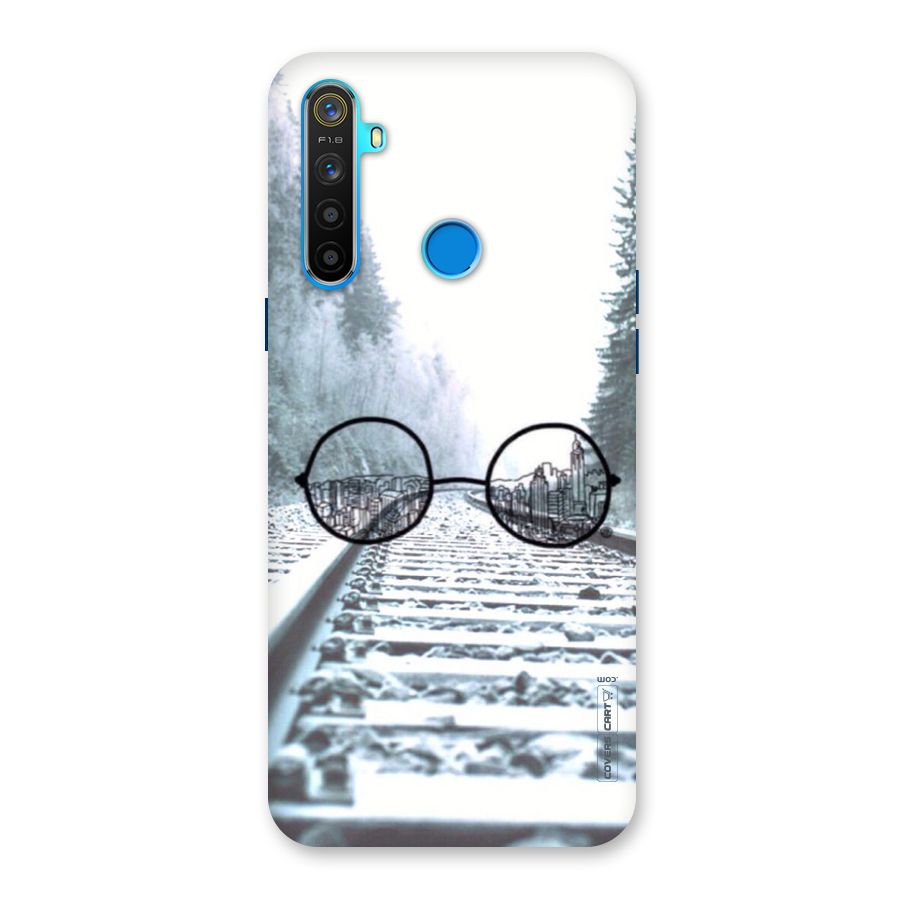 Tracks And Specs Back Case for Realme 5