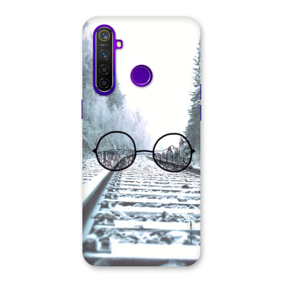 Tracks And Specs Back Case for Realme 5 Pro