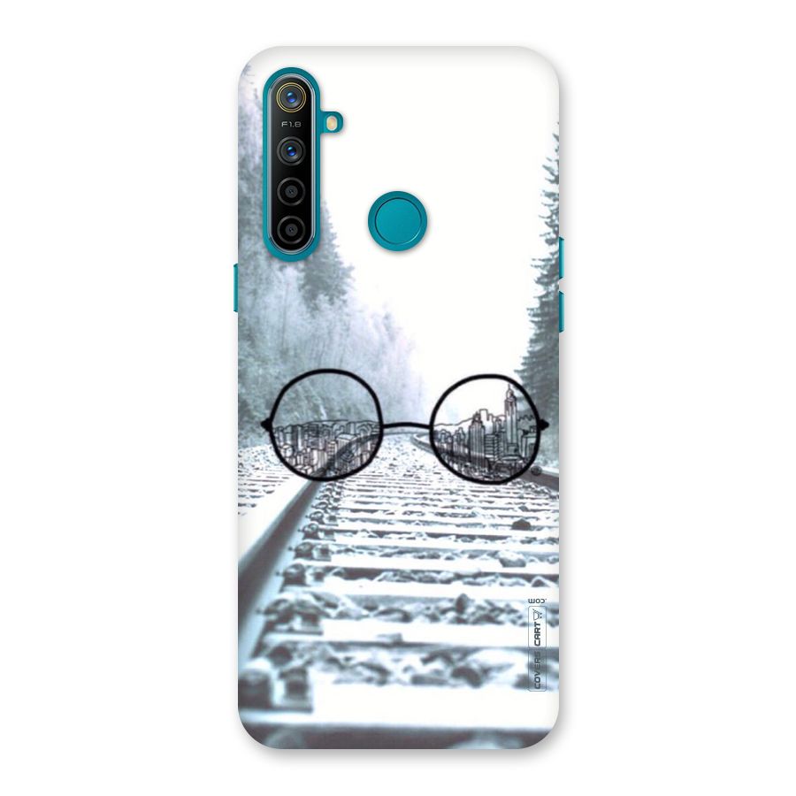 Tracks And Specs Back Case for Realme 5i