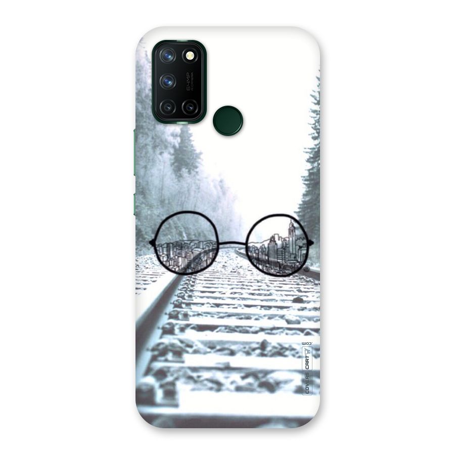 Tracks And Specs Back Case for Realme 7i