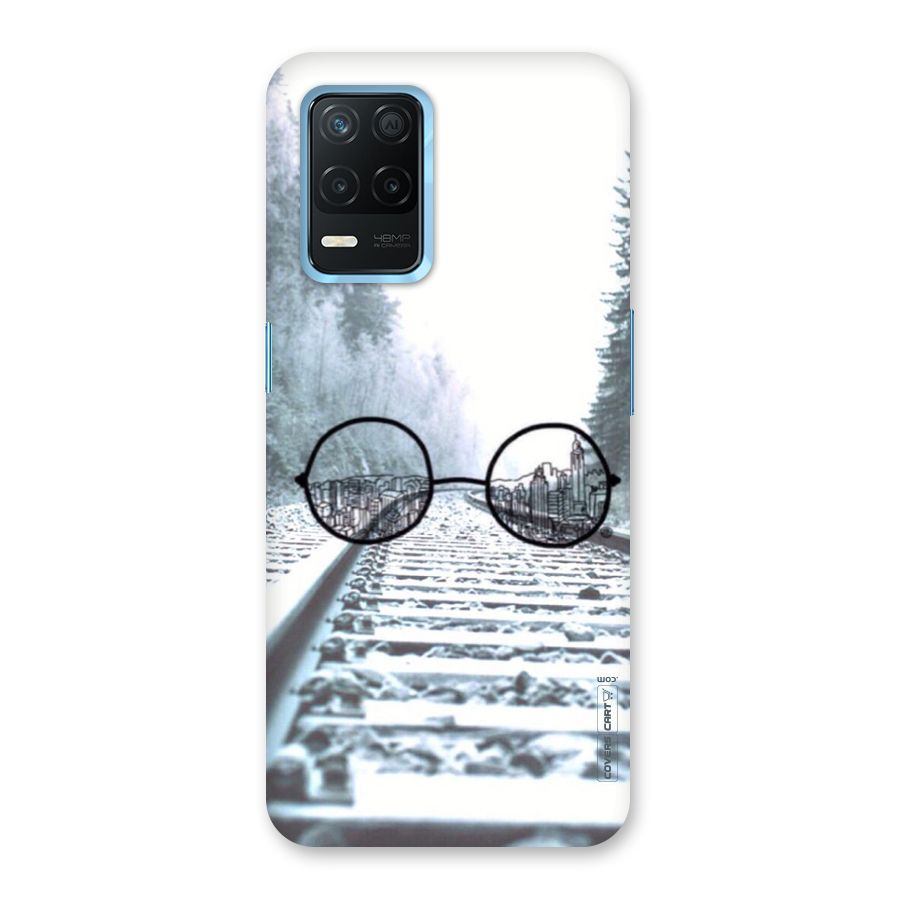 Tracks And Specs Back Case for Realme 8 5G