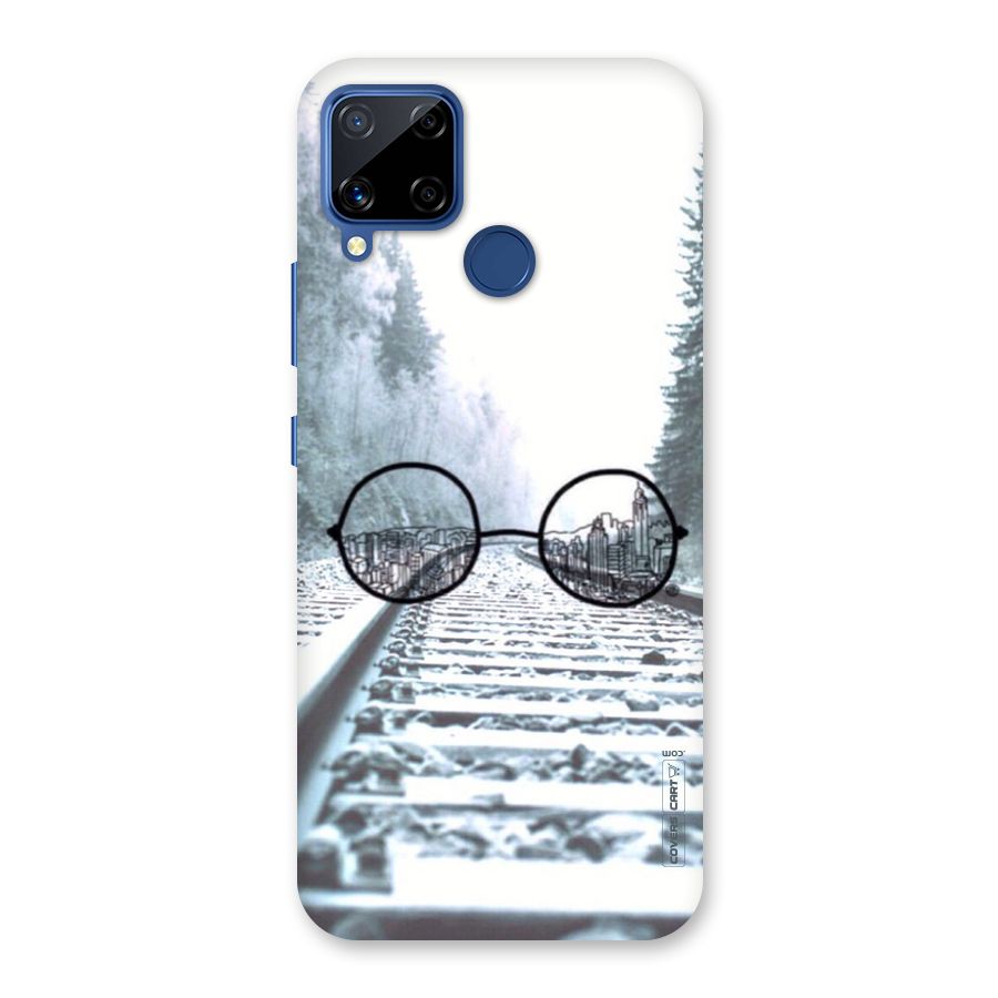 Tracks And Specs Back Case for Realme C15