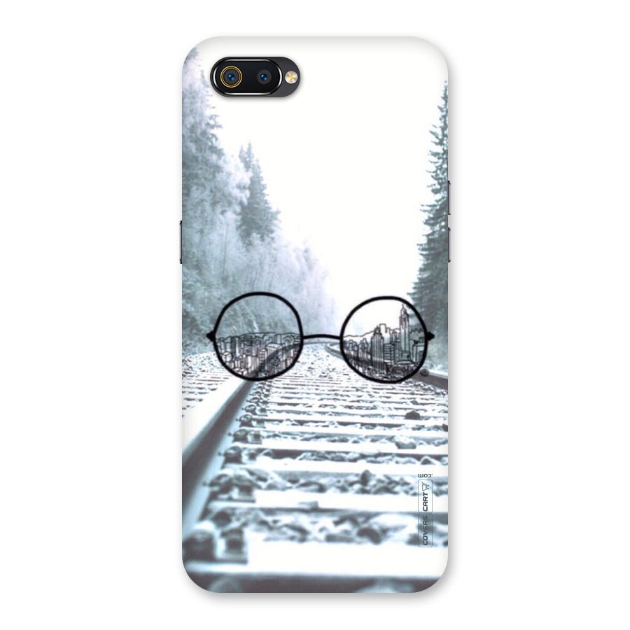 Tracks And Specs Back Case for Realme C2