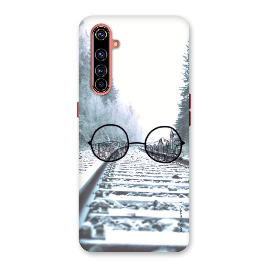 Tracks And Specs Back Case for Realme X50 Pro